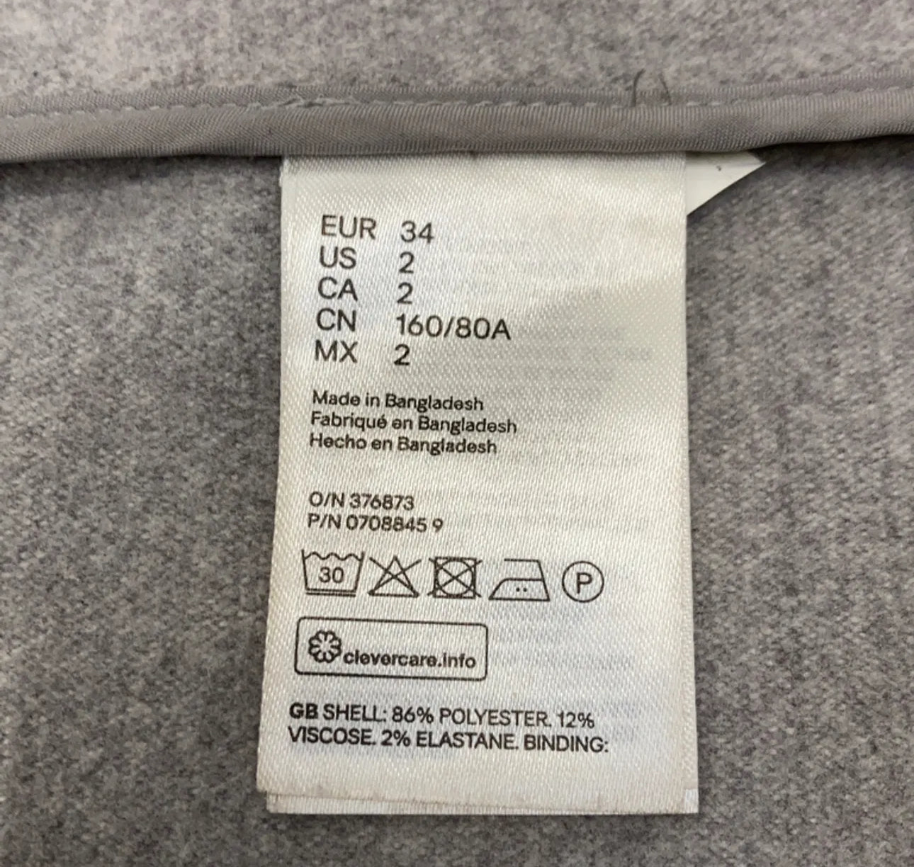 H&M kabát, XS