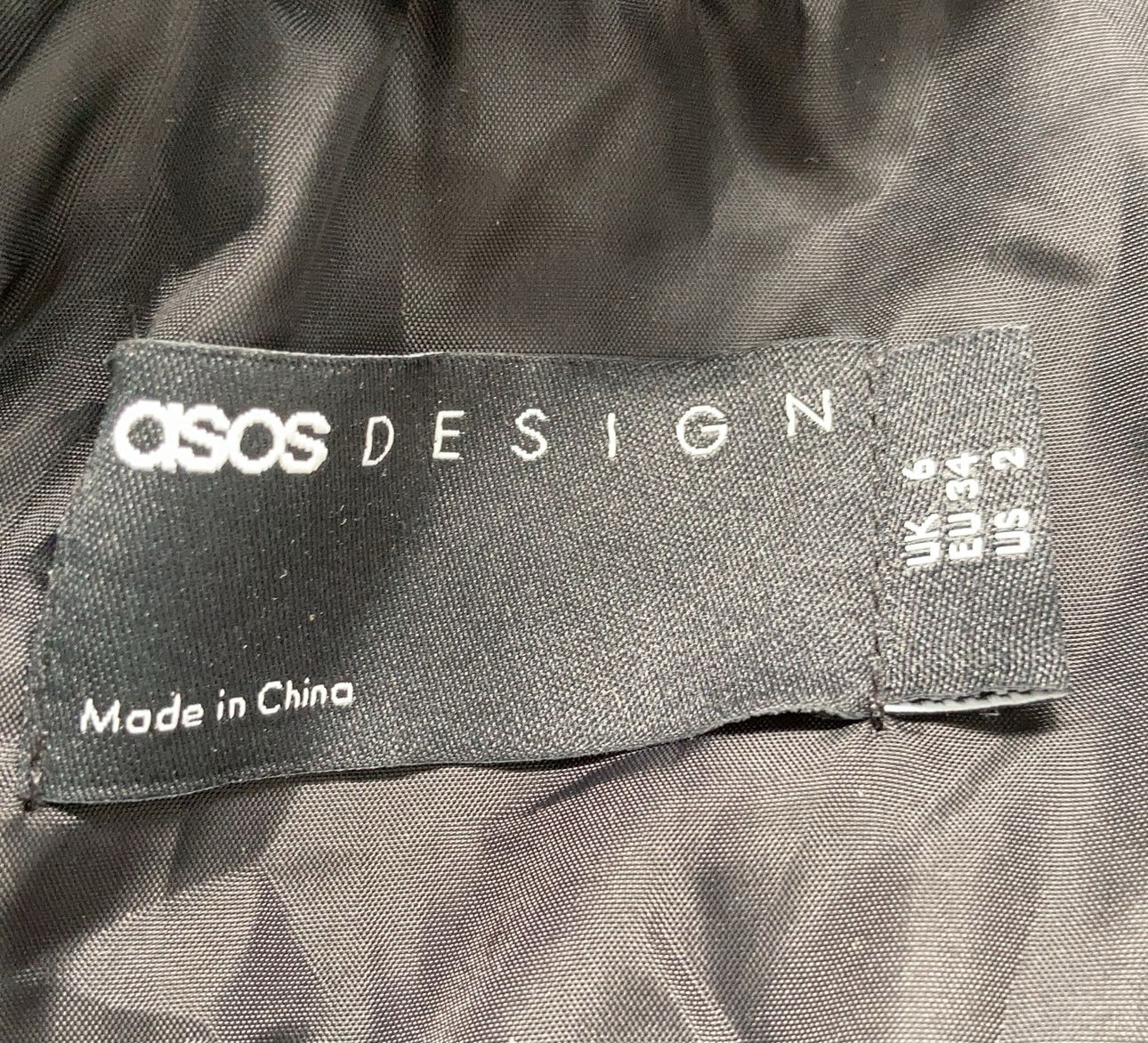 ASOS bőrkabát, XS