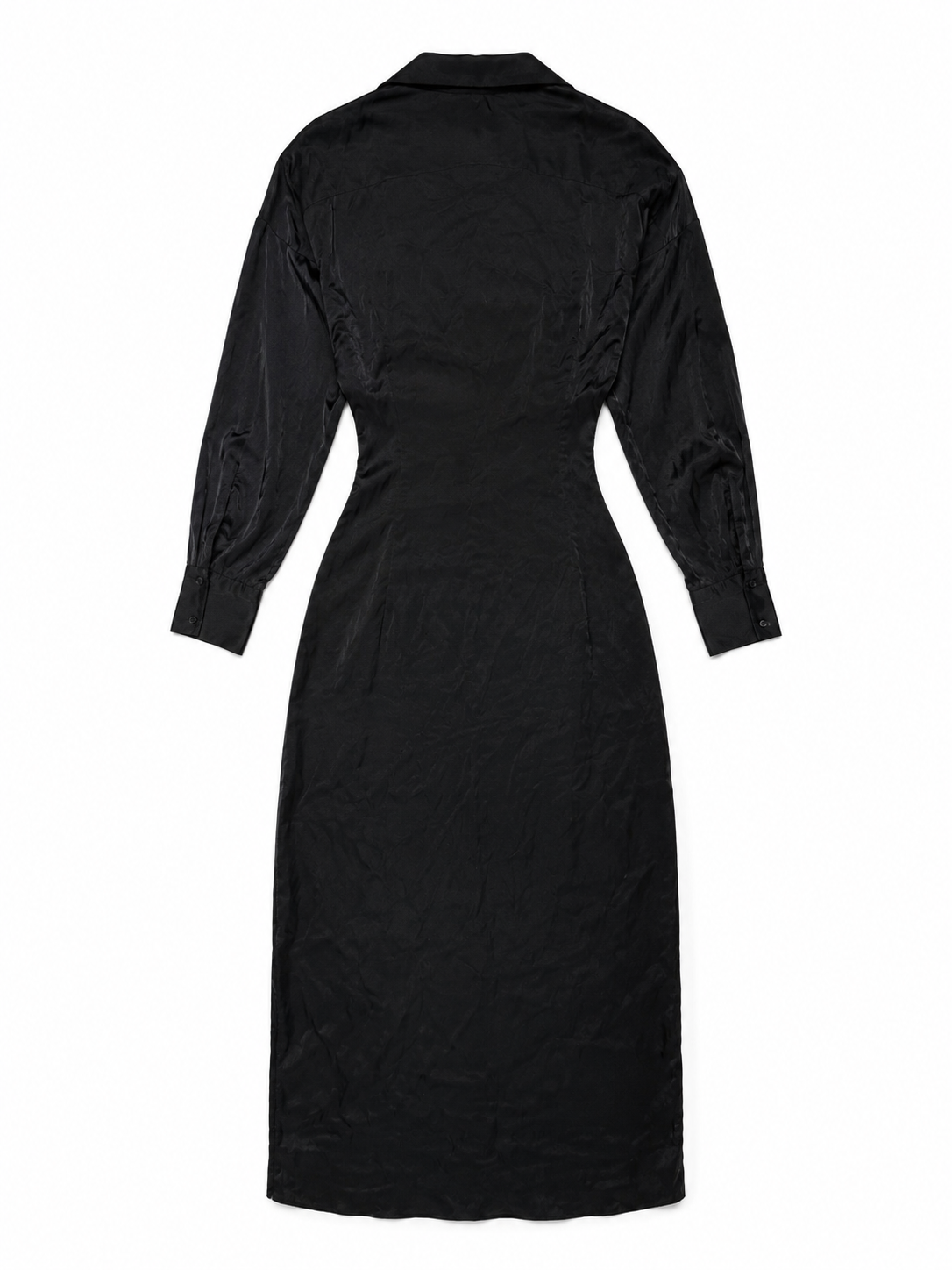 ZARA Maxi-Satinkleid, XS